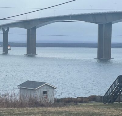 a bridge over a body of water (MyCoast AI)