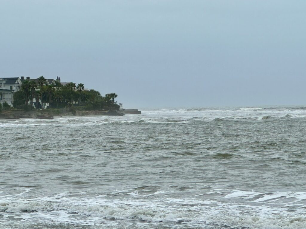 a body of water with a land in the background (MyCoast AI)