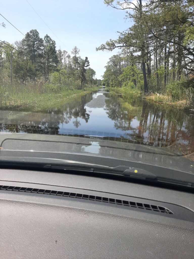 a car driving on a road (MyCoast AI)