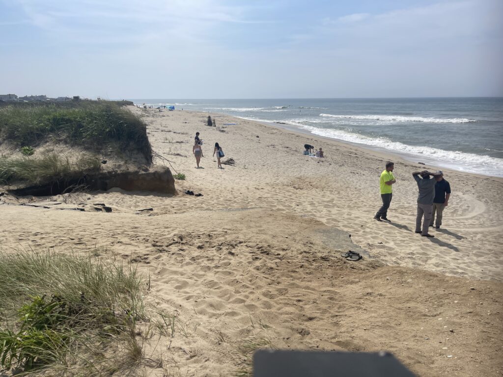 people on a beach (MyCoast AI)