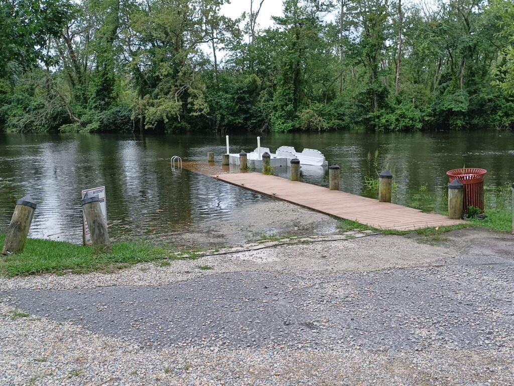 a dock over a body of water (MyCoast AI)