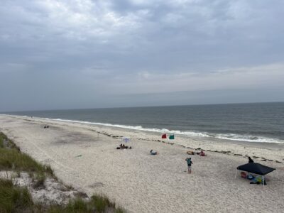 people on a beach (MyCoast AI)