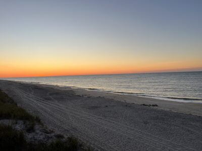 a beach with sand and water (MyCoast AI)