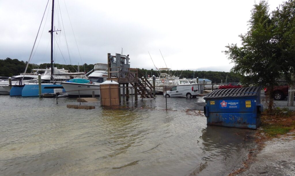 boats docked at a pier (MyCoast AI)