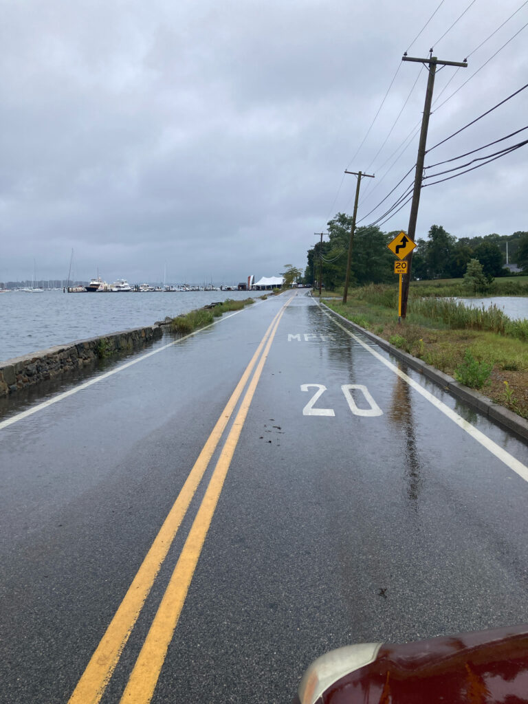 a road with water on the side (MyCoast AI)