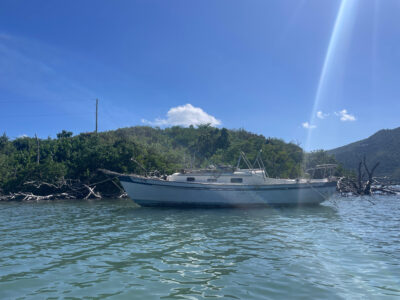 a boat on the water (MyCoast AI)