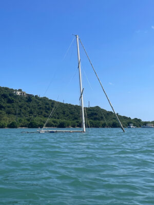 a sailboat on the water (MyCoast AI)