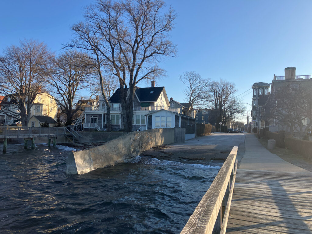 a road with a building along it (MyCoast AI)