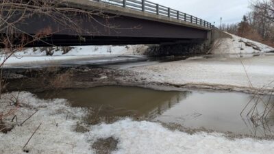 a bridge over a river (MyCoast AI)