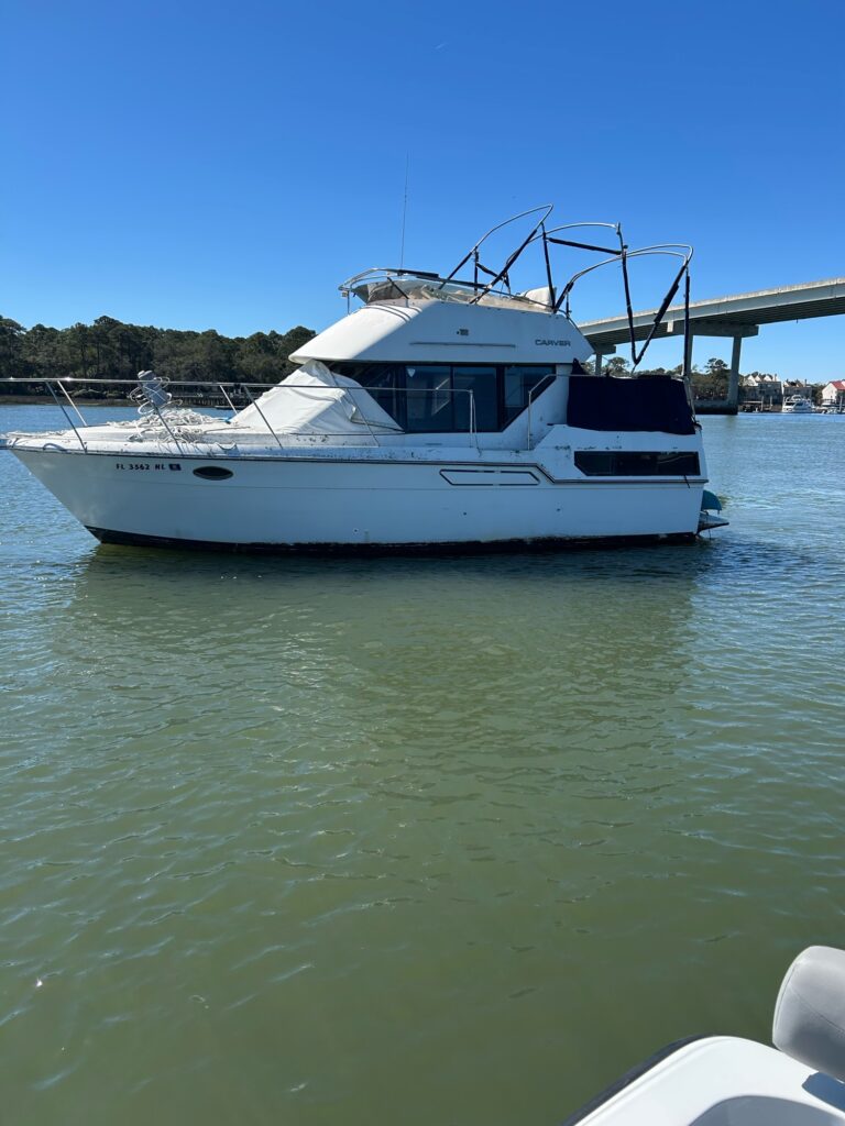 a boat on the water (MyCoast AI)