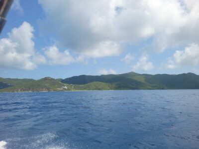 a body of water with hills in the background (MyCoast AI)