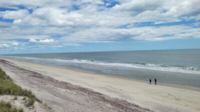 people walking on a beach (MyCoast AI)