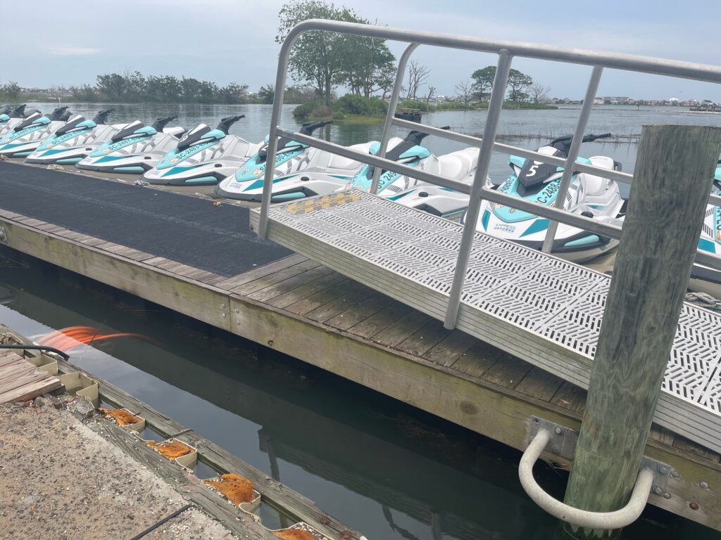 a dock with boats (MyCoast AI)