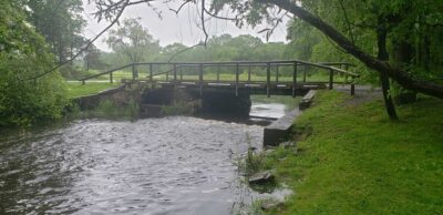 a bridge over a river (MyCoast AI)