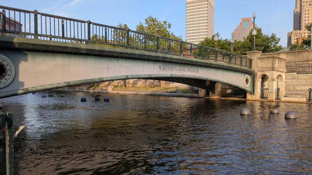 a bridge over a river (MyCoast AI)