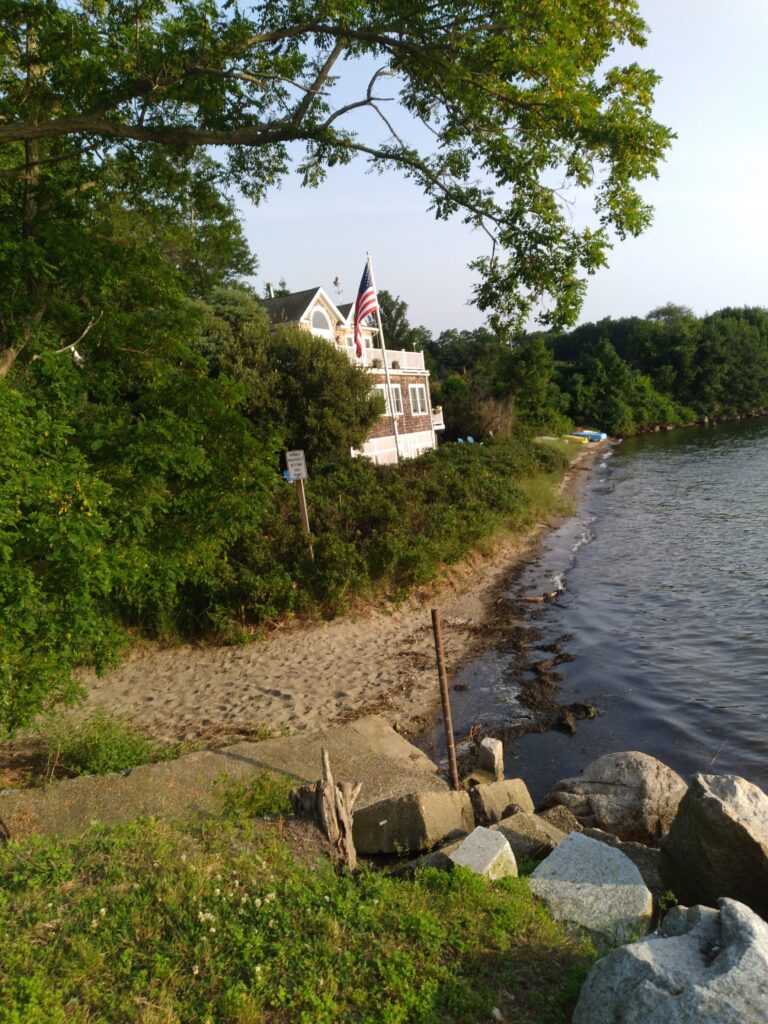 a building on the water (MyCoast AI)