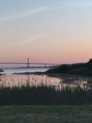 a bridge over a river (MyCoast AI)