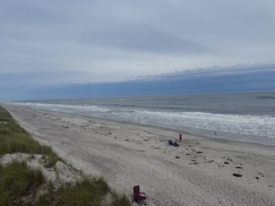 people on a beach (MyCoast AI)