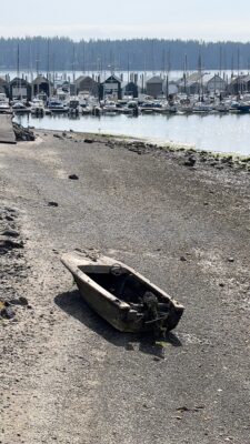 a boat on the shore (MyCoast AI)