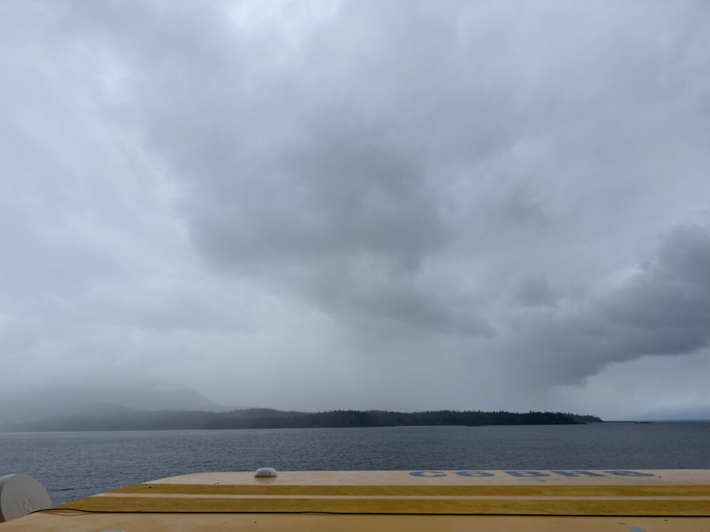 a body of water with a cloudy sky above it (MyCoast AI)