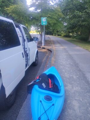 a car parked on the side of a road (MyCoast AI)