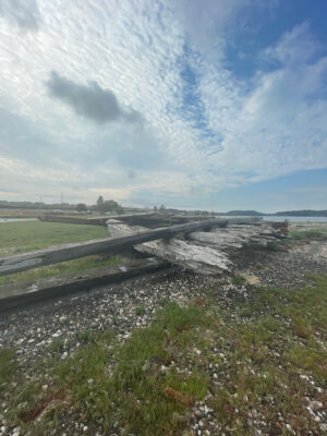 a road with water on the side (MyCoast AI)