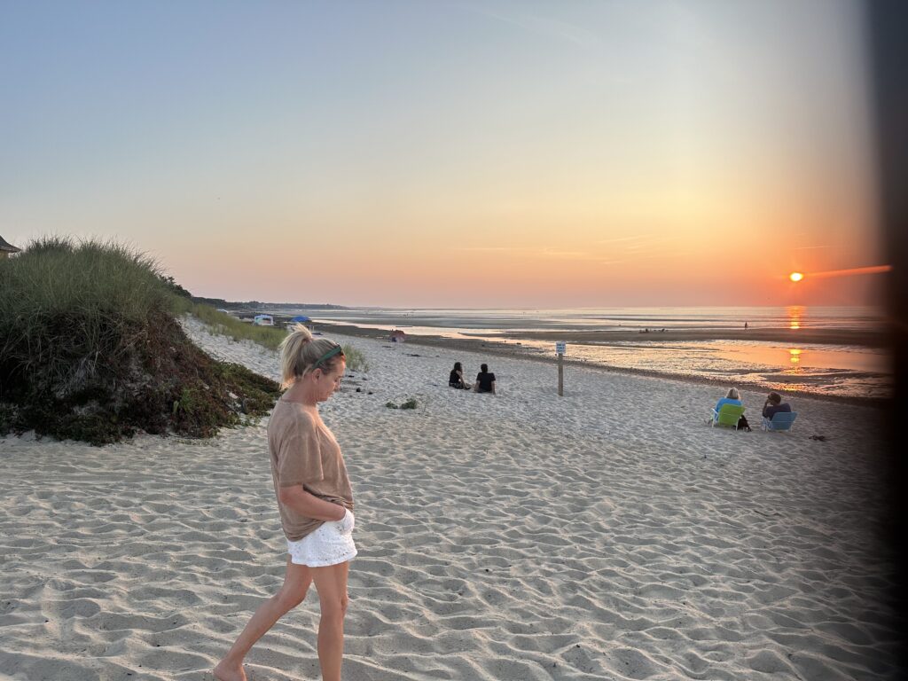 a person walking on a beach (MyCoast AI)