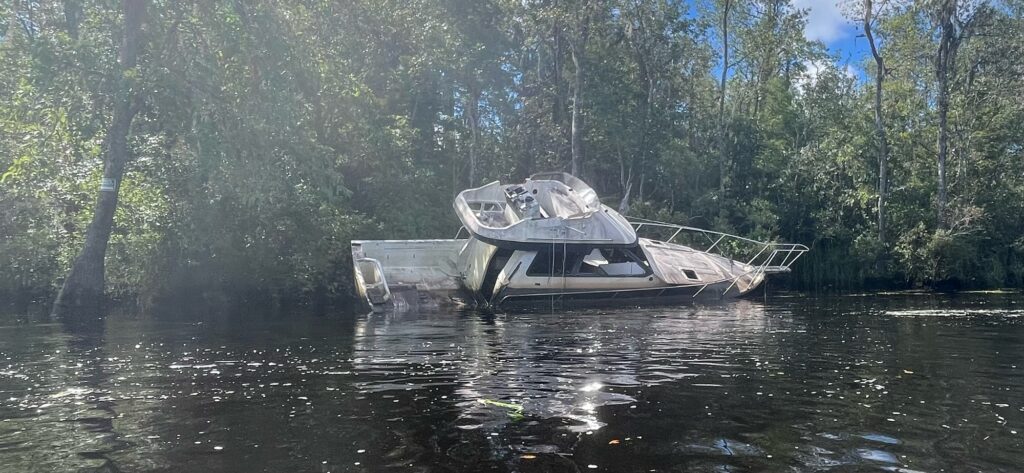 a boat on the water (MyCoast AI)