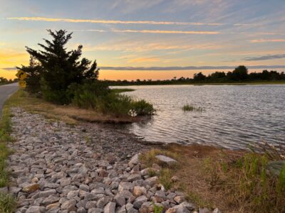 a river with rocks and grass (MyCoast AI)