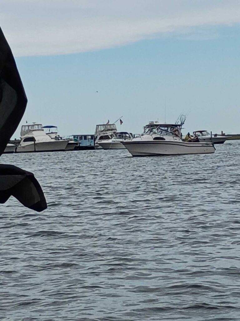 a group of boats in the water (MyCoast AI)