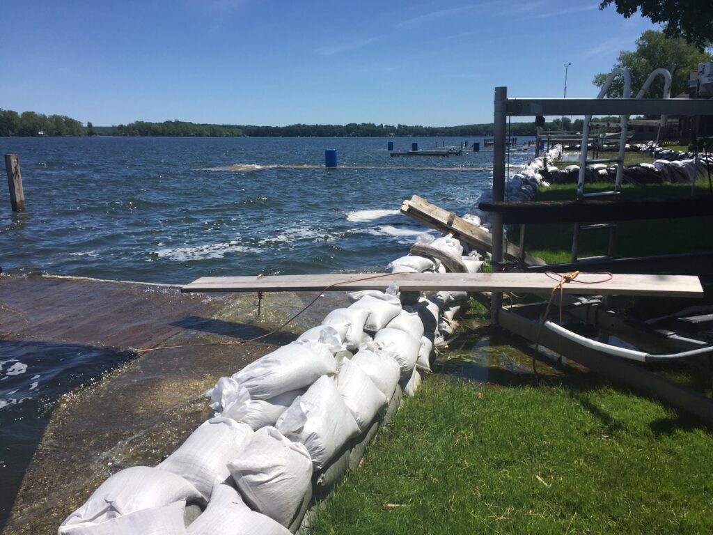 a dock with a boat in the water (MyCoast AI)