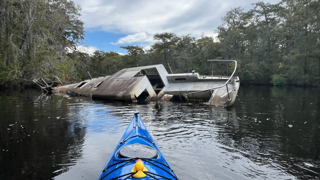 a boat on the water (MyCoast AI)