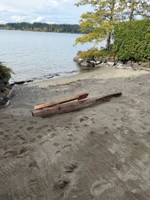 a boat on the beach (MyCoast AI)