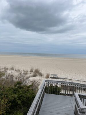 a boardwalk leading to a beach (MyCoast AI)